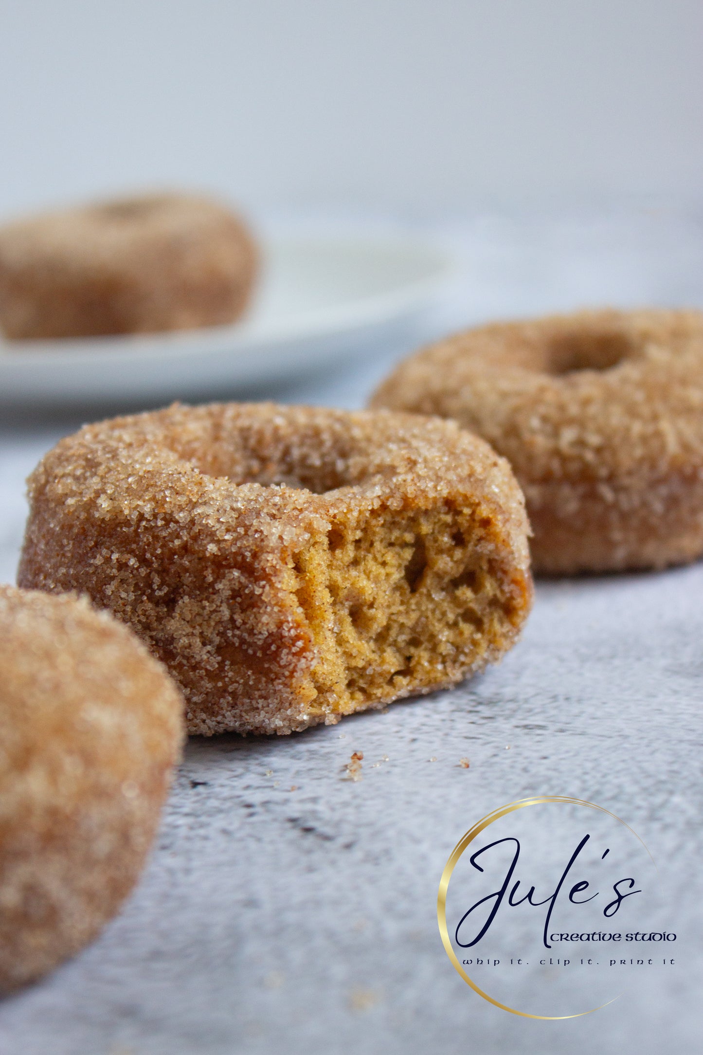 Spiced Apple Cider Baked Donuts (Set 6)