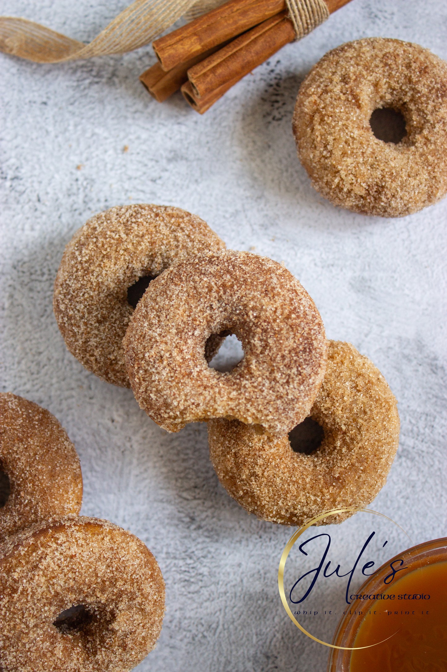 Spiced Apple Cider Baked Donuts (Set 6)