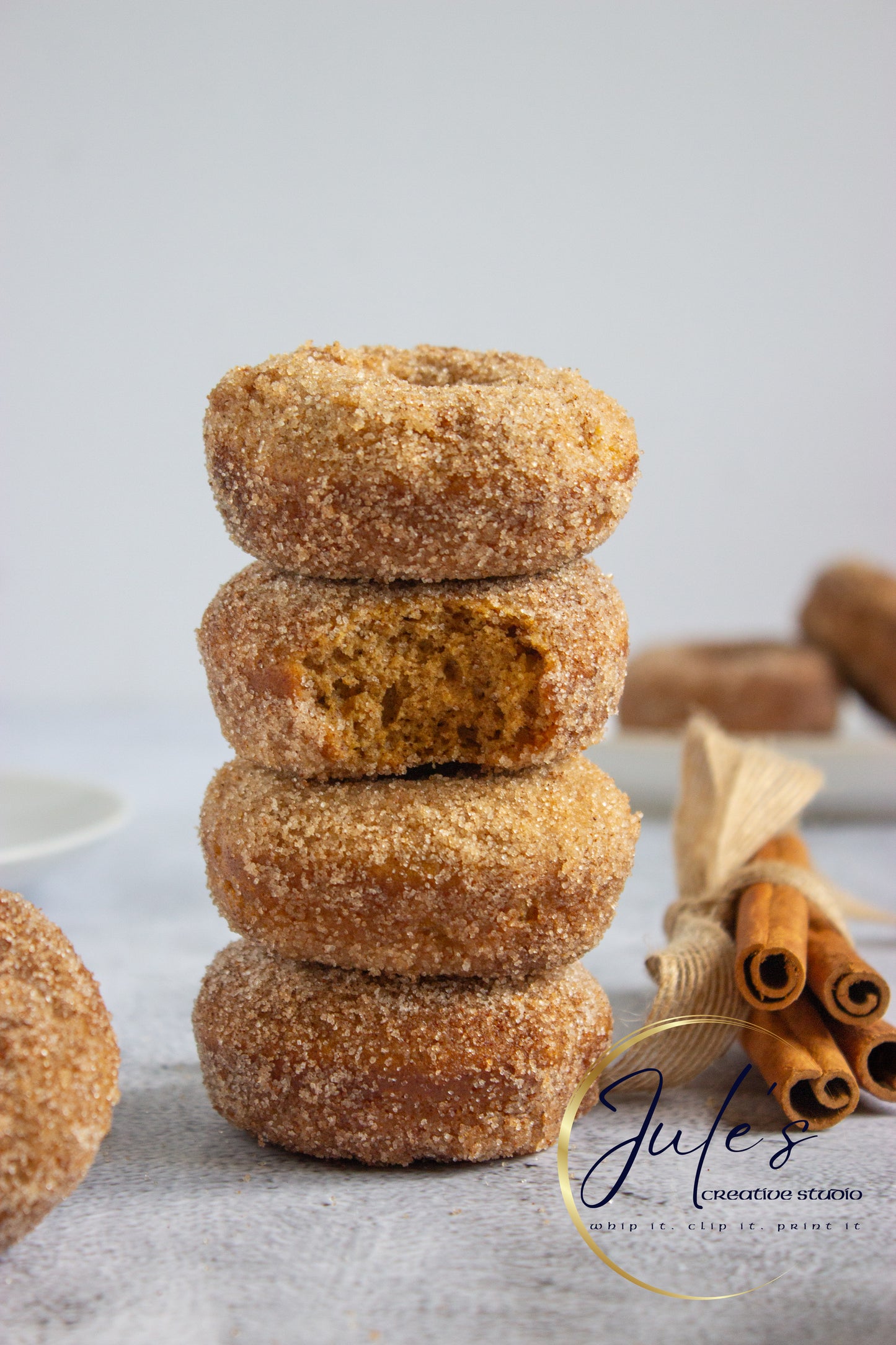 Spiced Apple Cider Baked Donuts (Set 6)