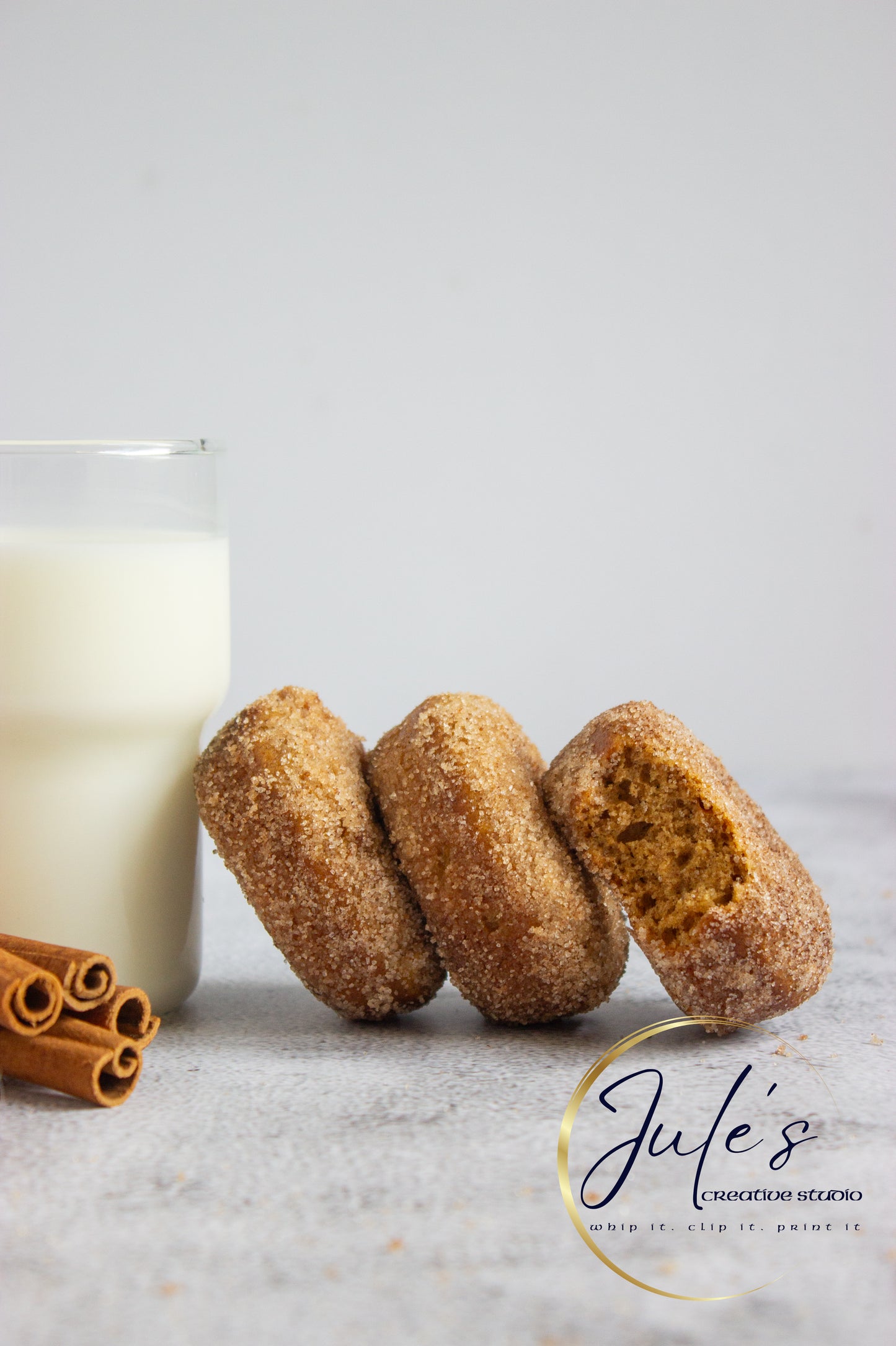 Spiced Apple Cider Baked Donuts (Set 6)