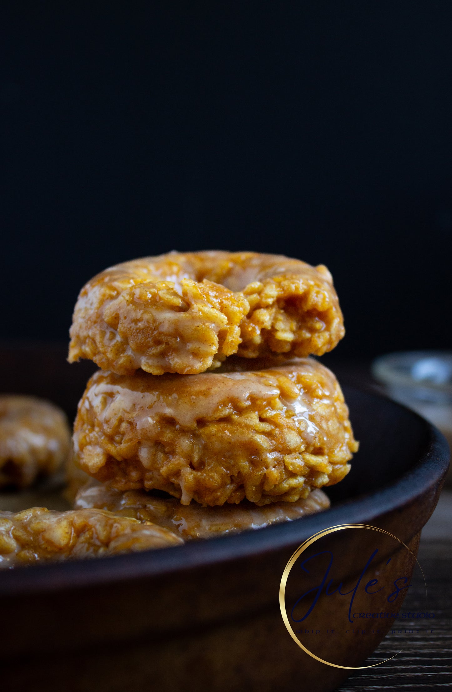 Pumpkin Rice Krispy Donuts (Set 4)