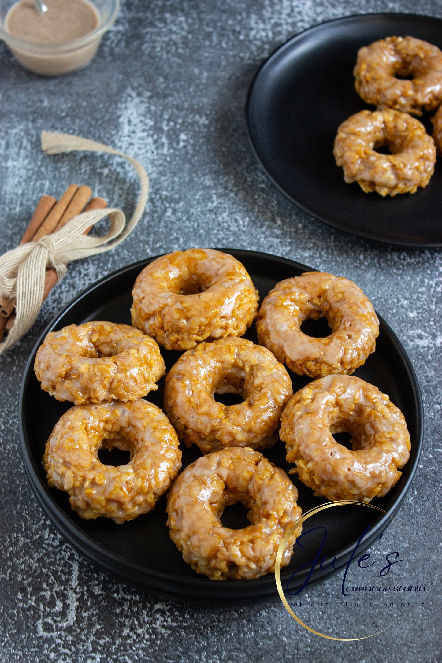 Pumpkin Rice Krispy Donuts (Set 5)