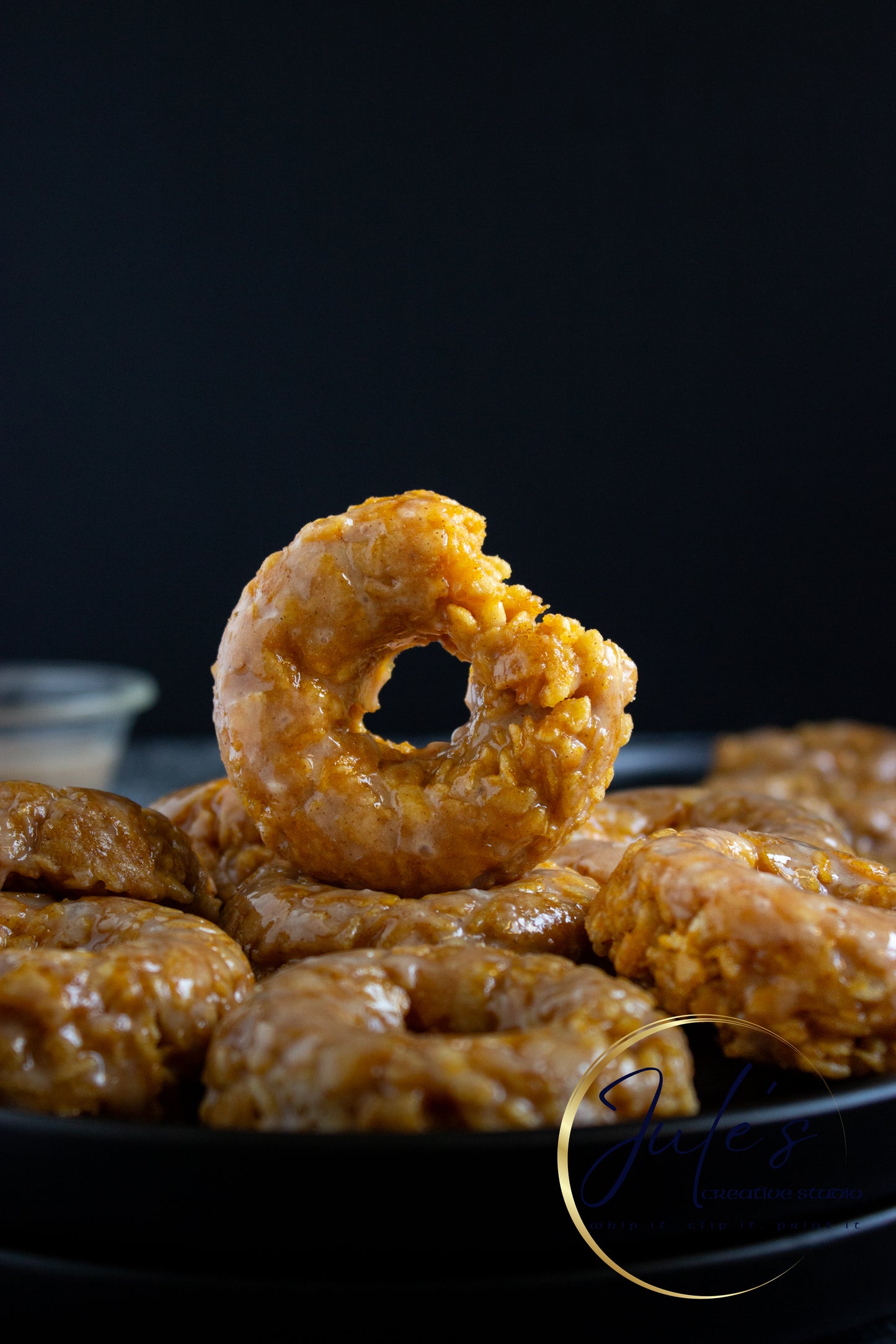 Pumpkin Rice Krispy Donuts (Set 5)