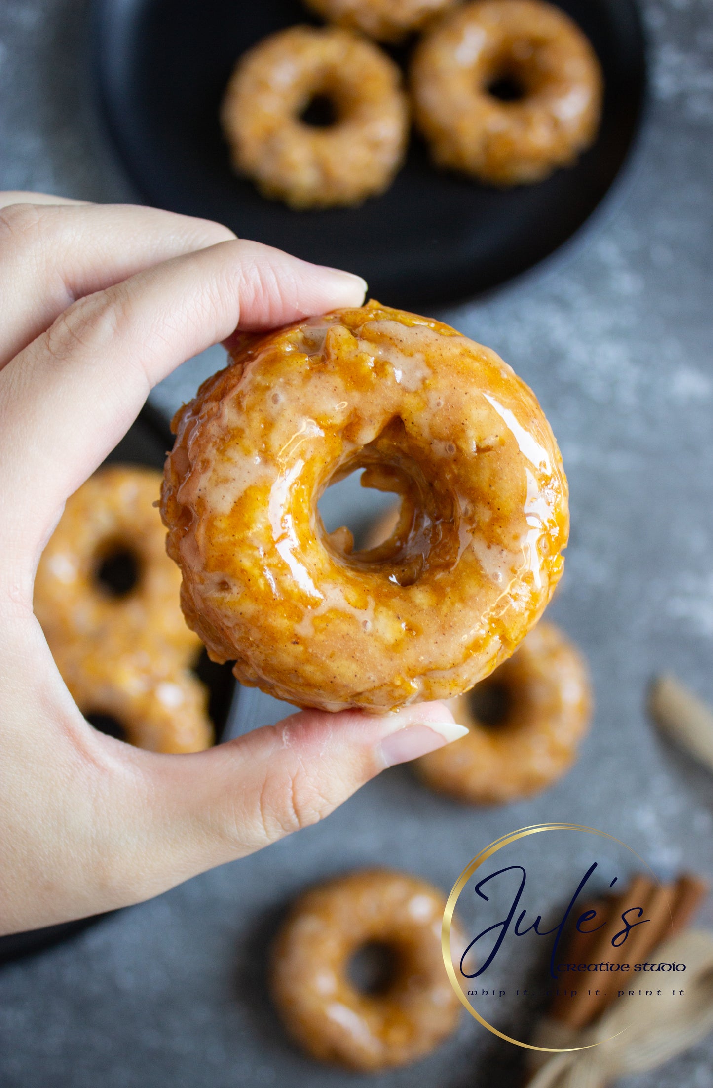 Pumpkin Rice Krispy Donuts (Set 5)