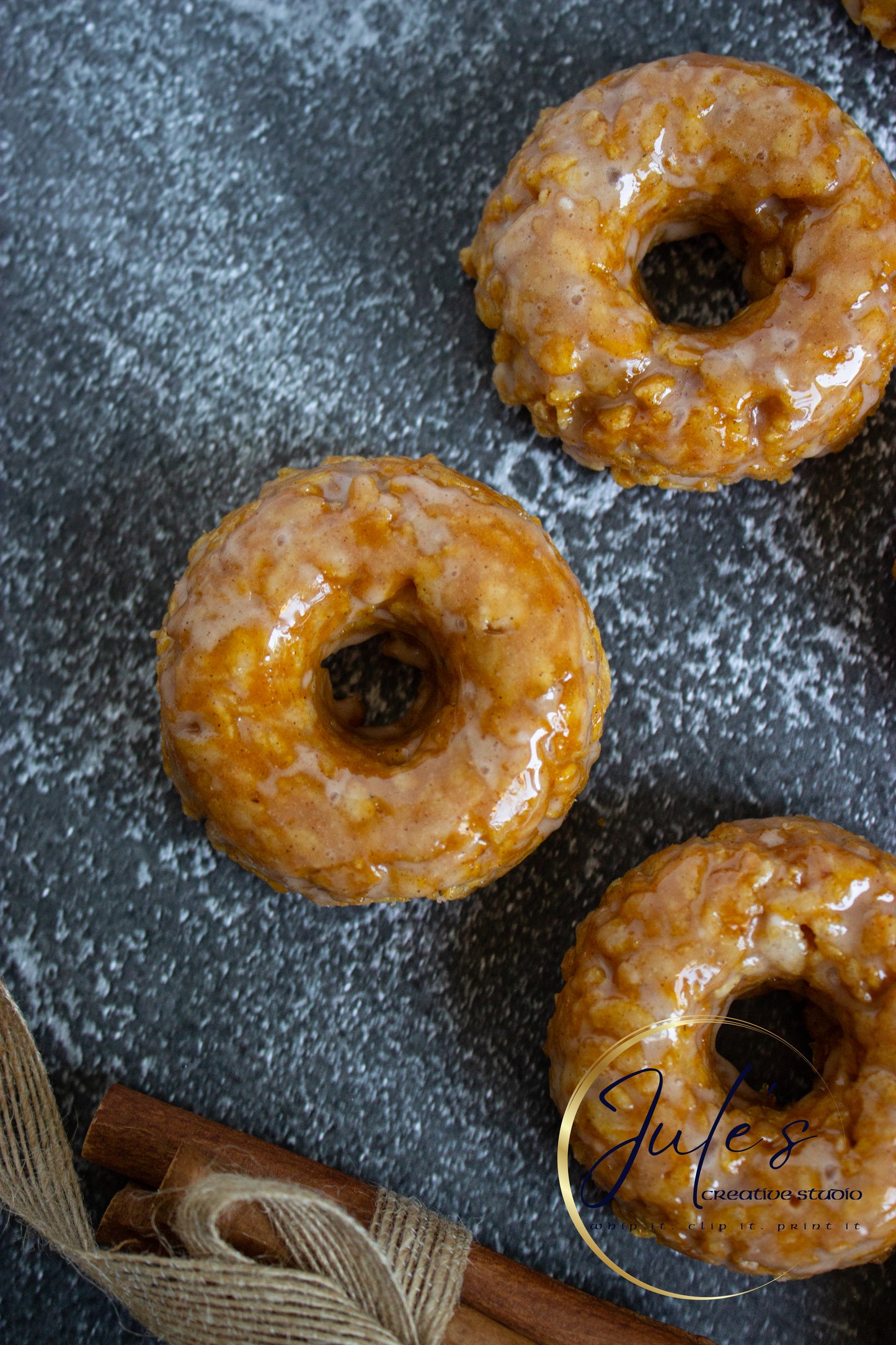 Pumpkin Rice Krispy Donuts (Set 5)