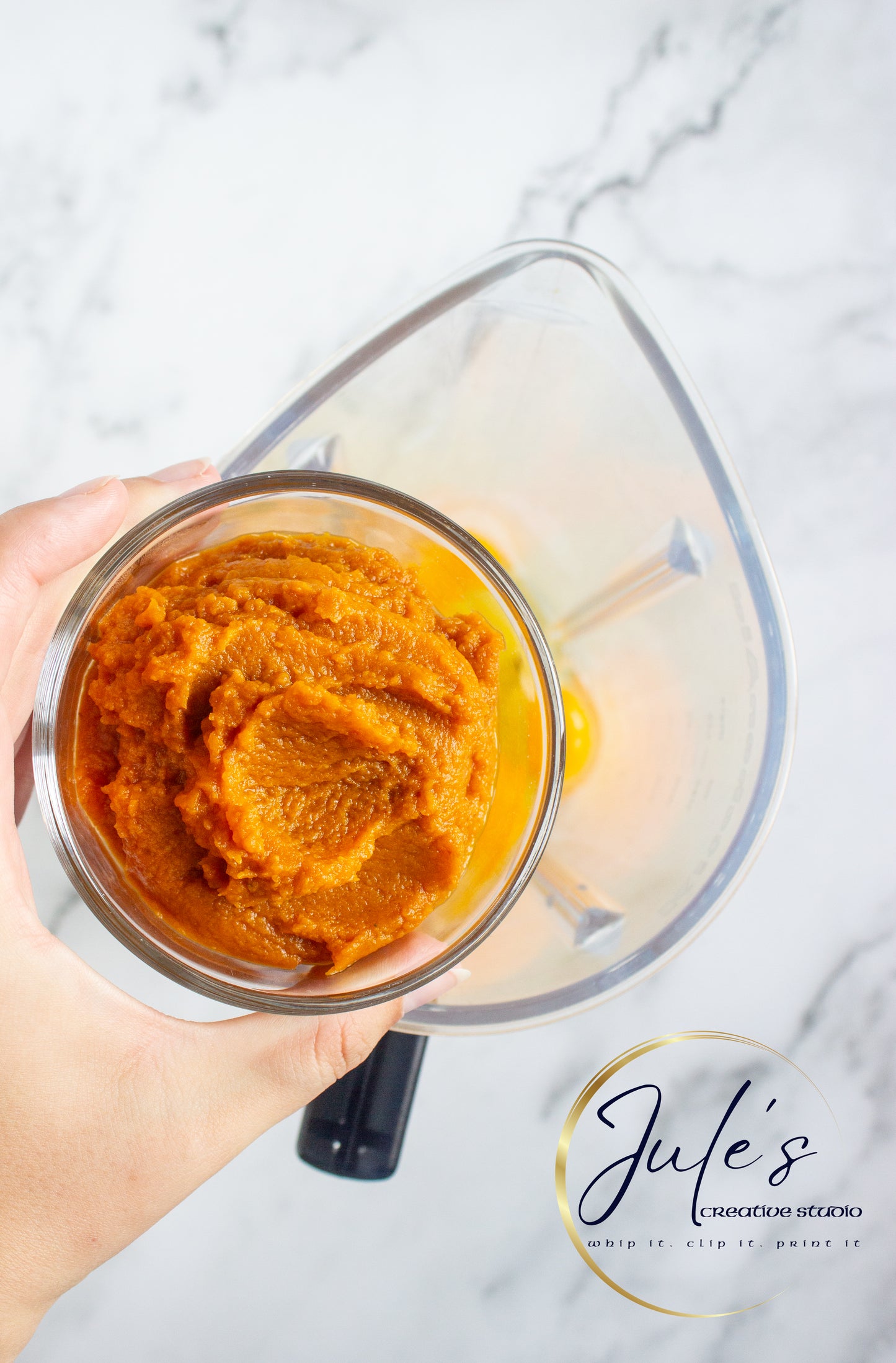 Pumpkin Spice Blender Eggnog (Set 4)