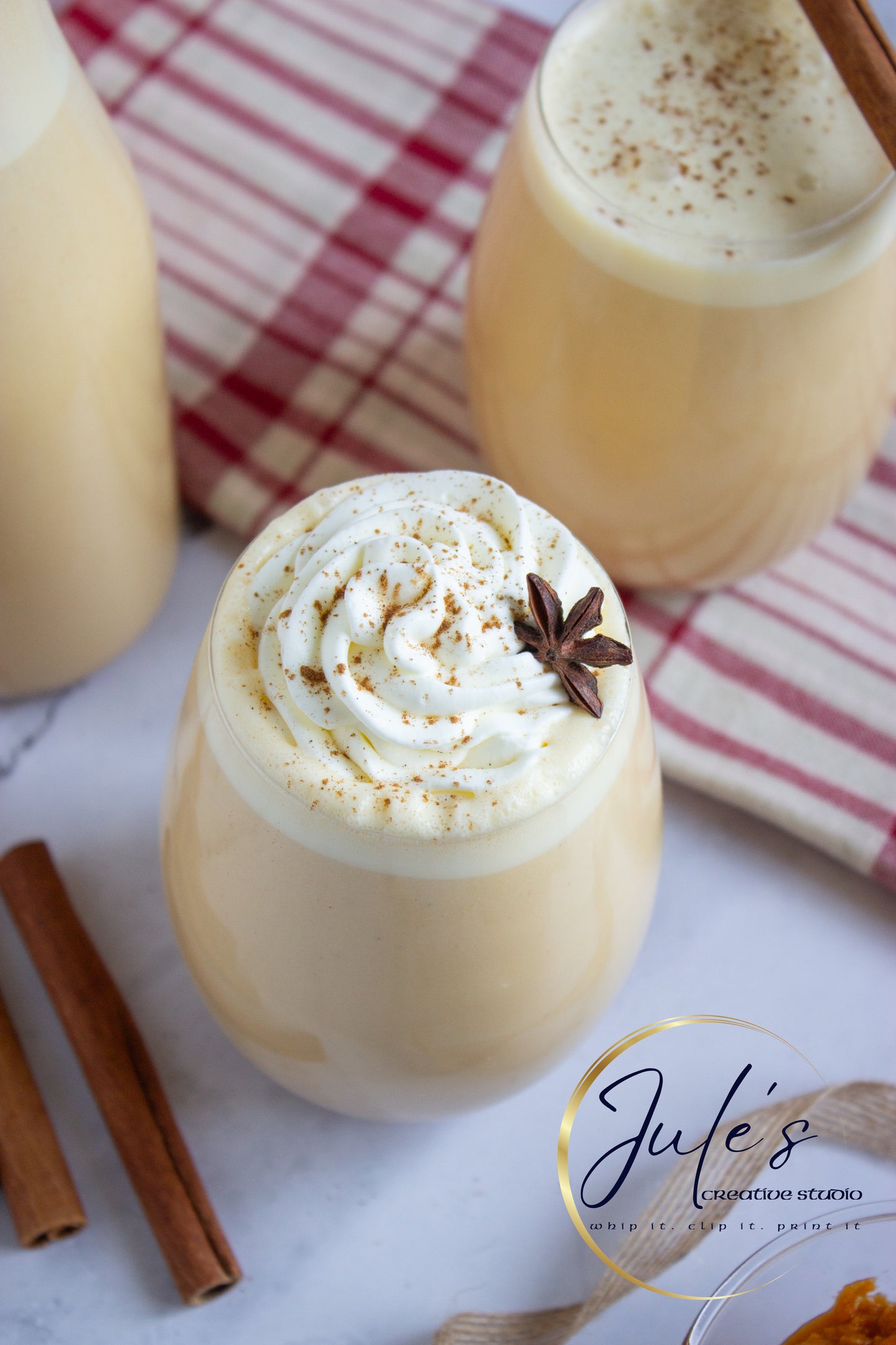 Pumpkin Spice Blender Eggnog (Set 1)