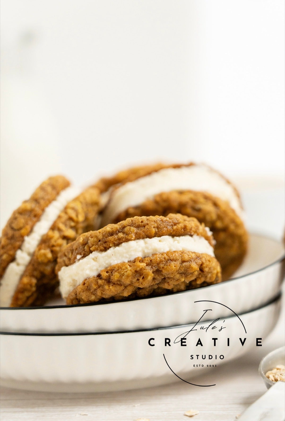 Pumpkin Oatmeal Cream Pies (Set 1)