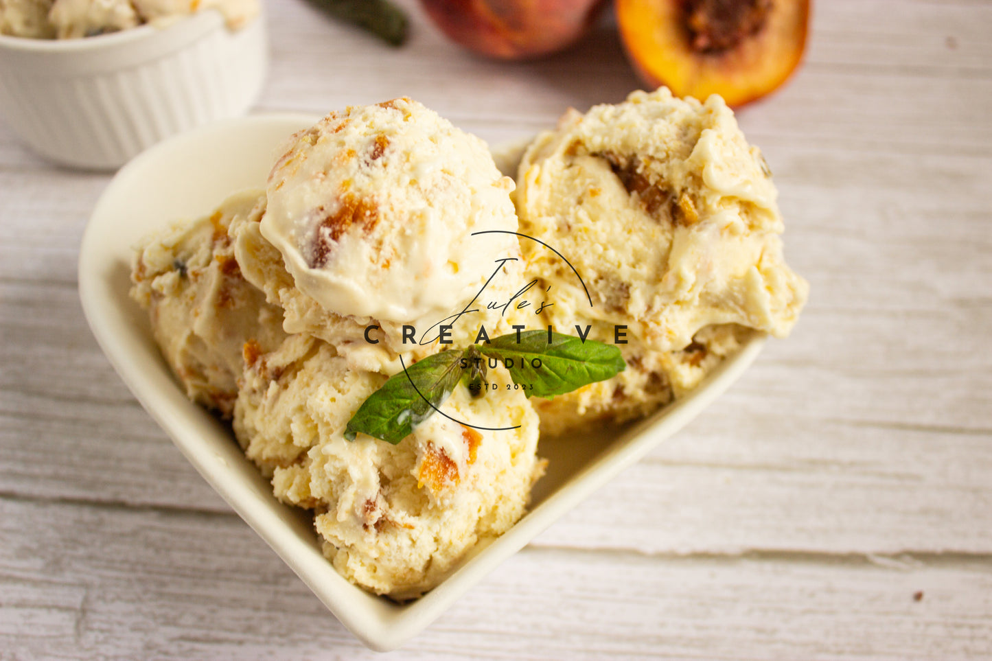Honey Peach Bliss Ice-Cream (Set 2)