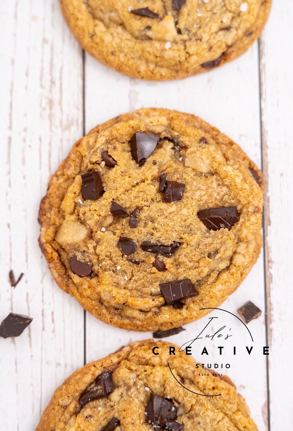 Brown Butter Salted Toffee Chocolate Chunk Cookies (Set 2)