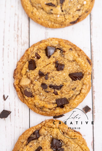 Brown Butter Salted Toffee Chocolate Chunk Cookies (Set 2)