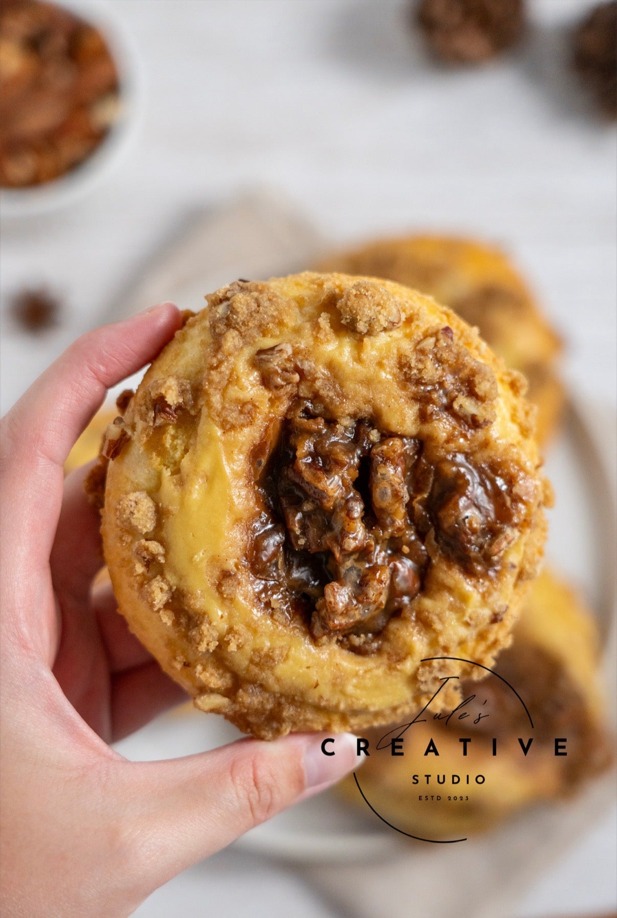 Pecan Pie Cream Cheese Brioche Buns (Set 2)