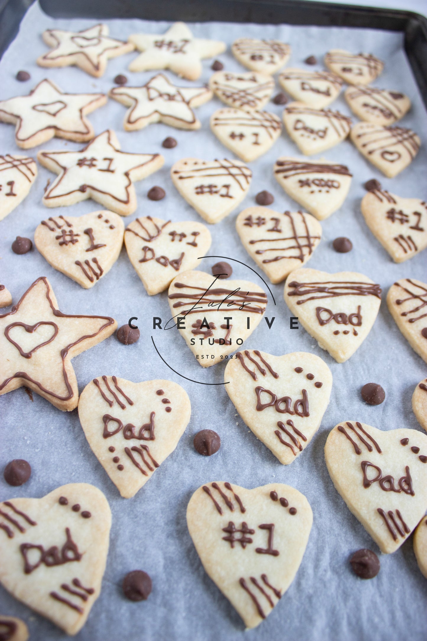 Melt for Dad Shortbread Cookies Set 1.