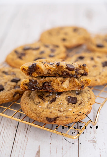 Brown Butter Salted Toffee Chocolate Chunk Cookies (Set 2)