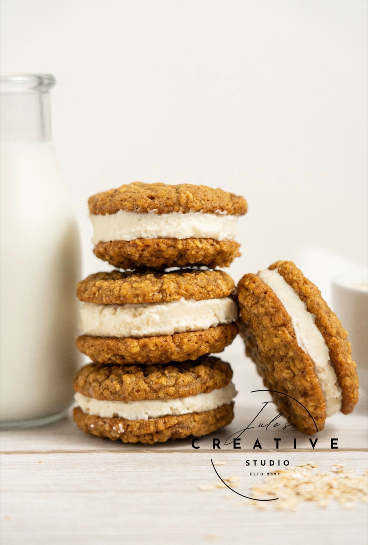 Pumpkin Oatmeal Cream Pies (Set 1)