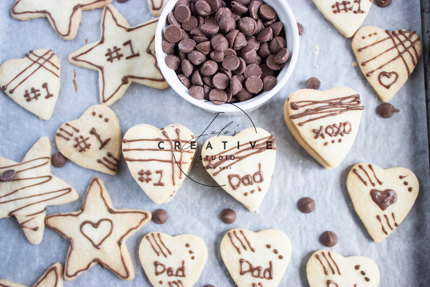 Melt for Dad Shortbread Cookies Set 1.