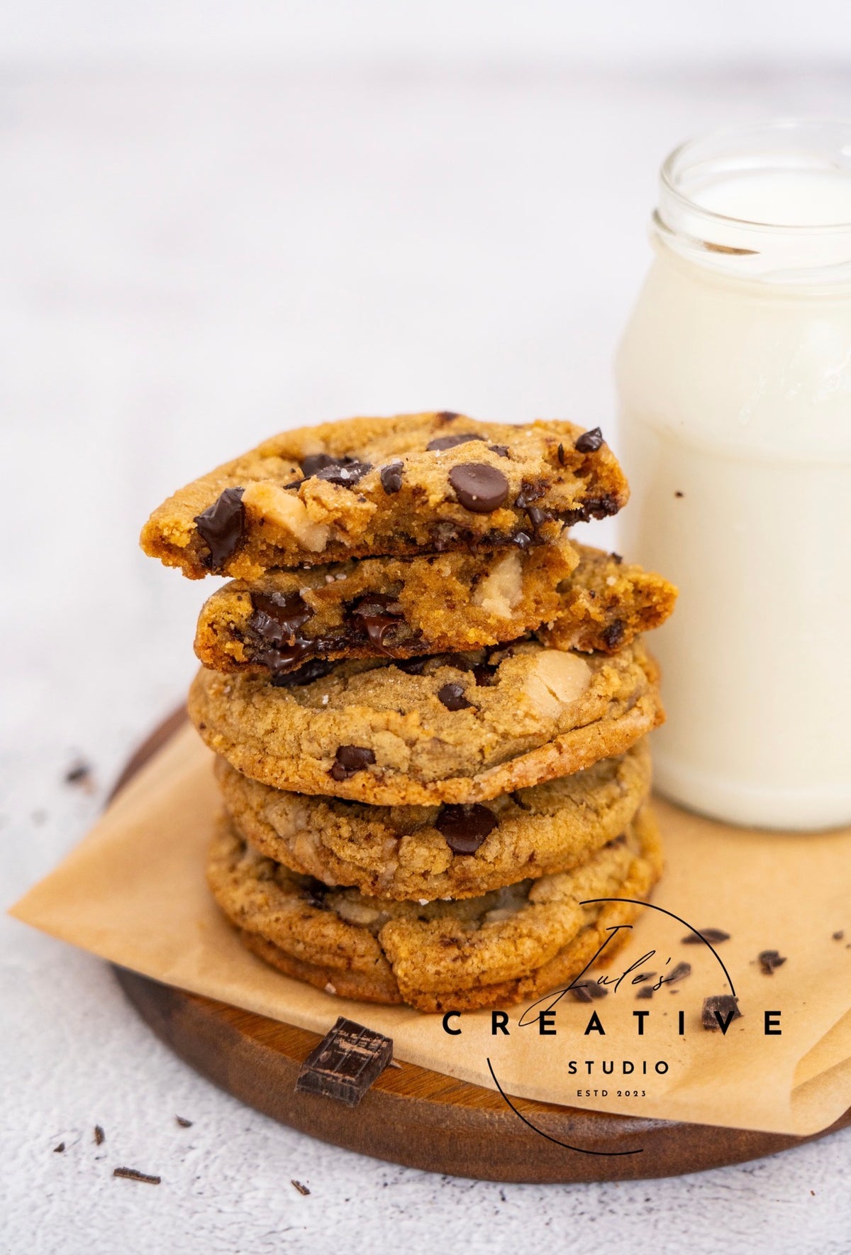 Brown Butter Salted Toffee Chocolate Chunk Cookies (Set 3)