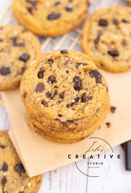 Brown Butter Salted Toffee Chocolate Chunk Cookies (Set 2)