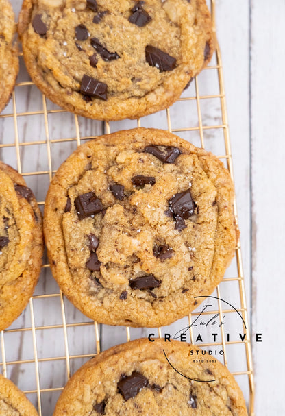 Brown Butter Salted Toffee Chocolate Chunk Cookies (Set 2)