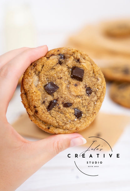 Brown Butter Salted Toffee Chocolate Chunk Cookies (Set 1)