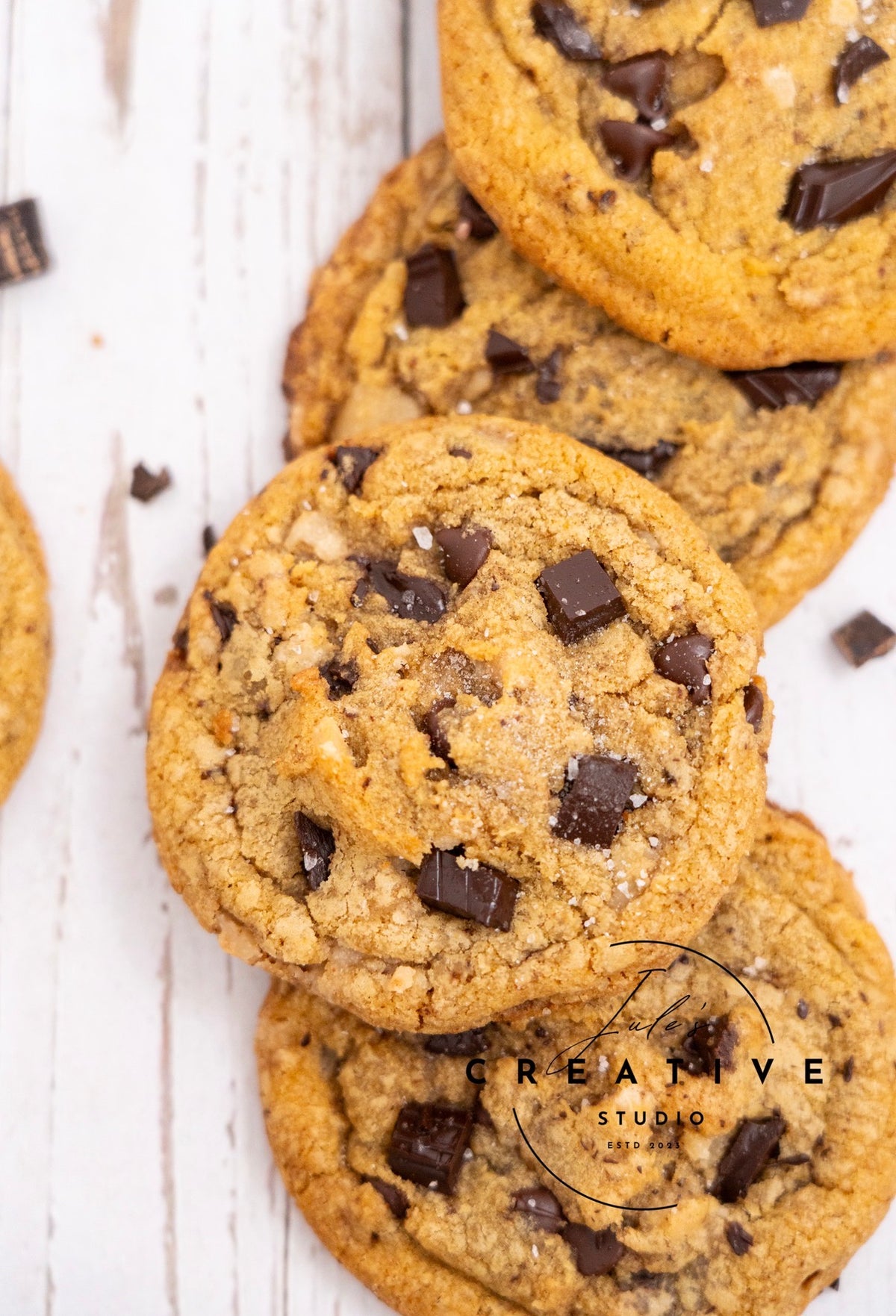 Brown Butter Salted Toffee Chocolate Chunk Cookies (Set 2)