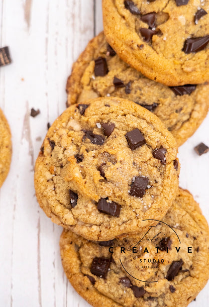 Brown Butter Salted Toffee Chocolate Chunk Cookies (Set 2)