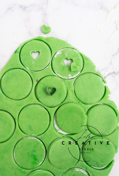 Grinch Themed Pistachio Cookies (Set 1)