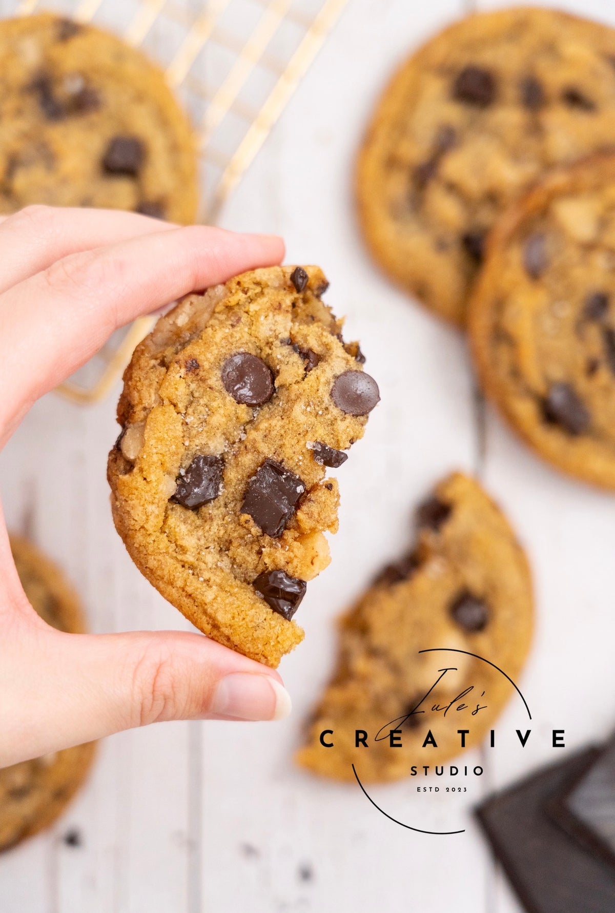 Brown Butter Salted Toffee Chocolate Chunk Cookies (Set 2)