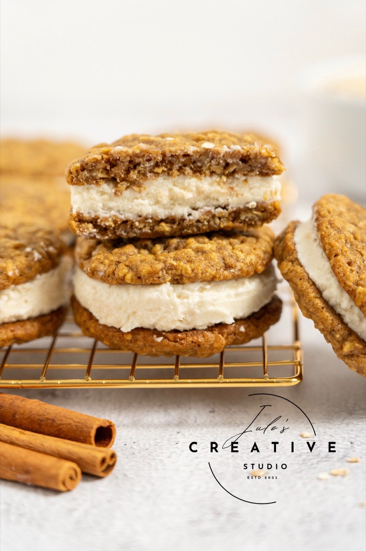 Pumpkin Oatmeal Cream Pies (Set 2)