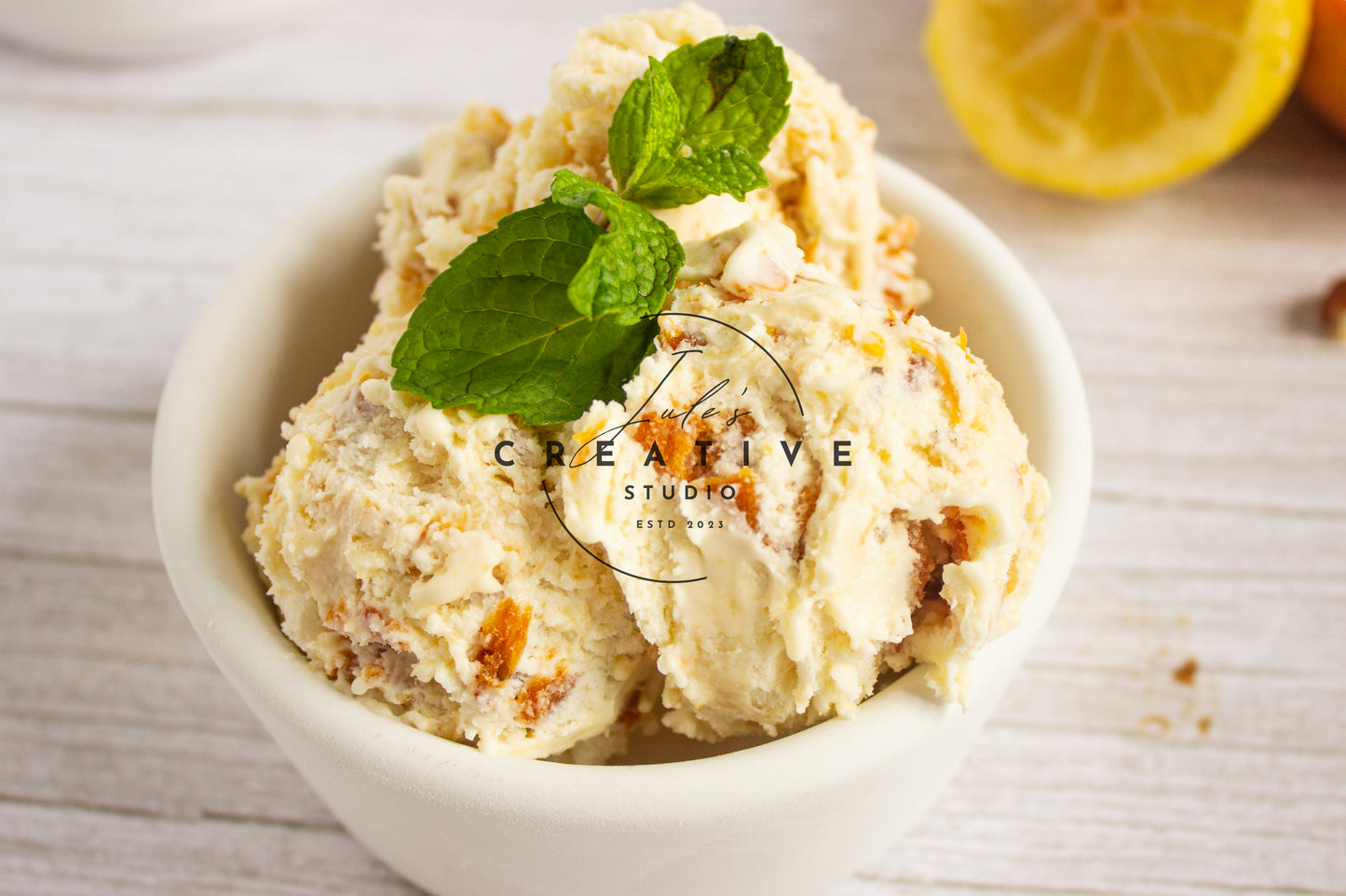 Honey Peach Bliss Ice-Cream (Set 2)