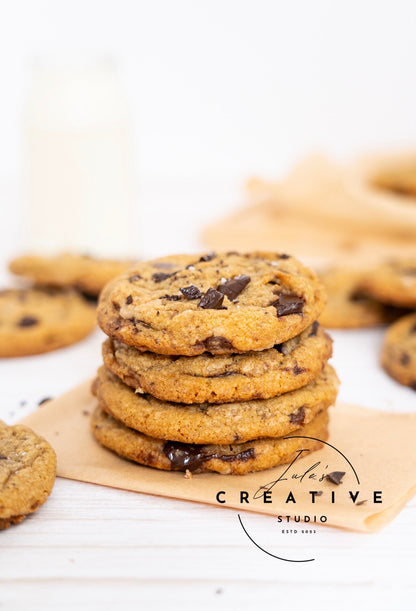 Brown Butter Salted Toffee Chocolate Chunk Cookies (Set 1)