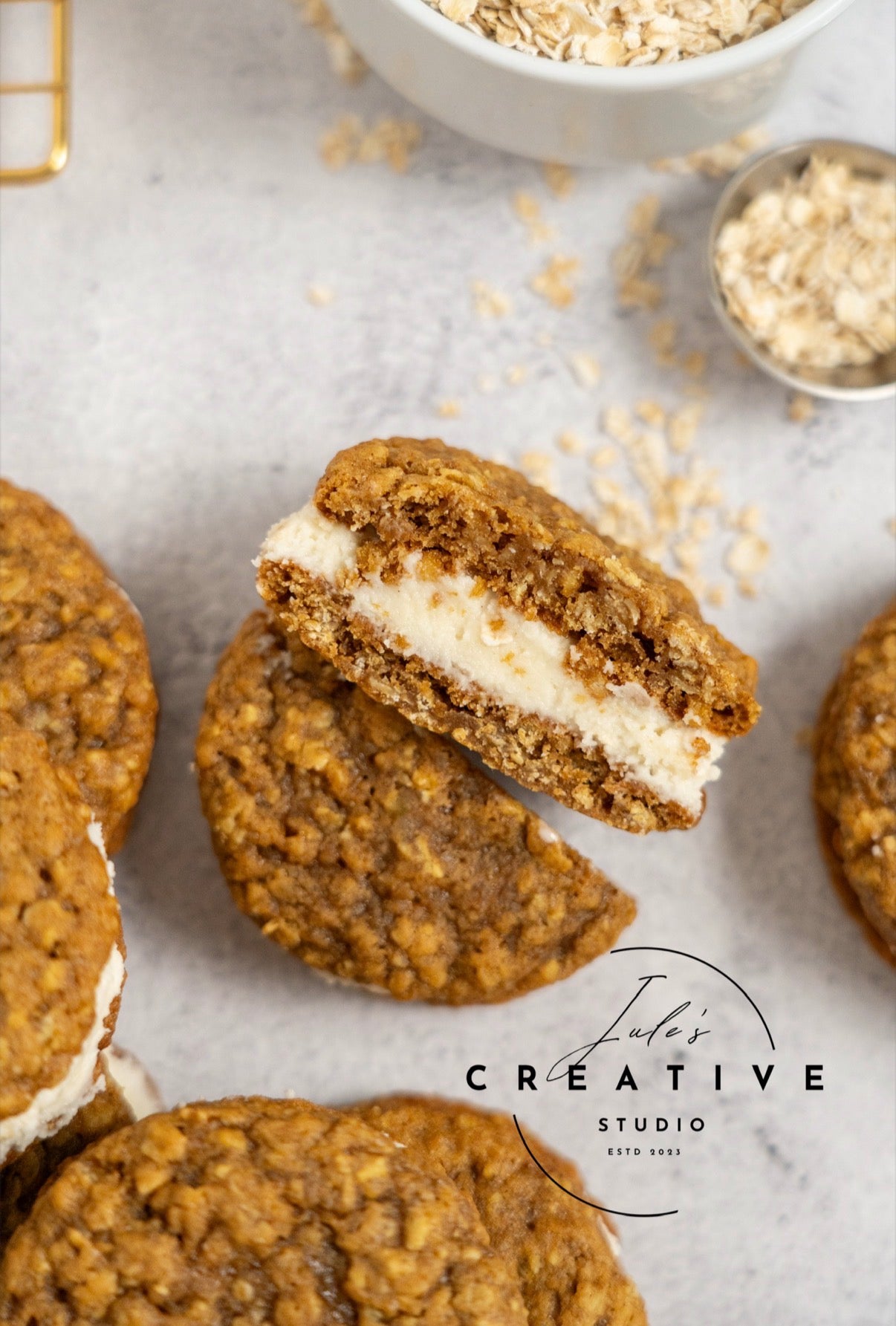 Pumpkin Oatmeal Cream Pies (Set 2)
