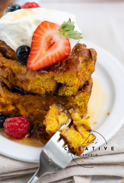Pumpkin Cinnamon Roll French Toast (Set 1)