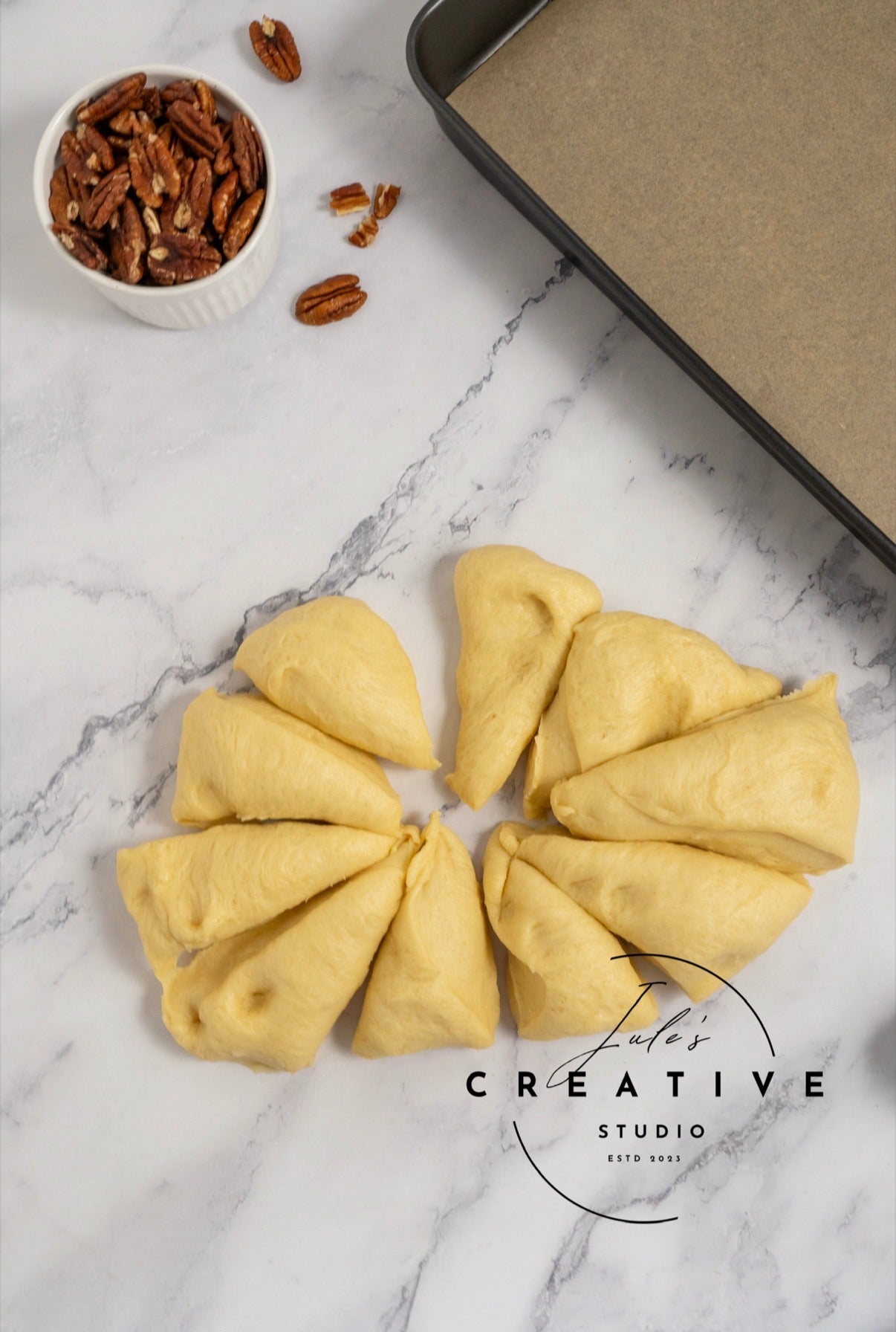 Pecan Pie Cream Cheese Brioche Buns (Set 1)