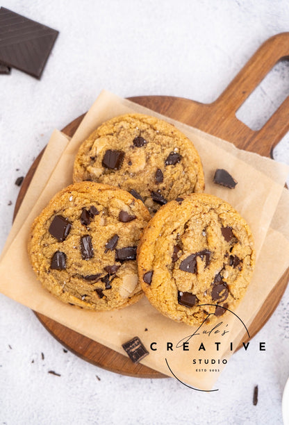 Brown Butter Salted Toffee Chocolate Chunk Cookies (Set 3)