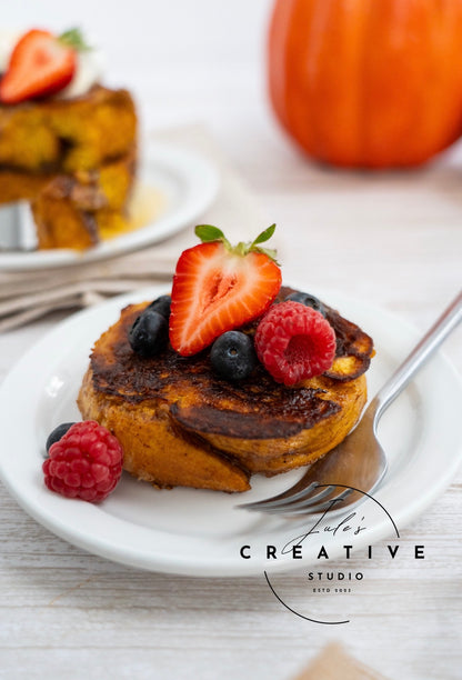 Pumpkin Cinnamon Roll French Toast (Set 1)