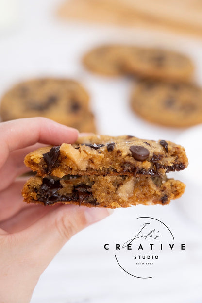 Brown Butter Salted Toffee Chocolate Chunk Cookies (Set 1)