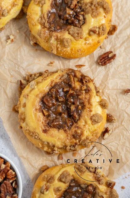 Pecan Pie Cream Cheese Brioche Buns (Set 1)