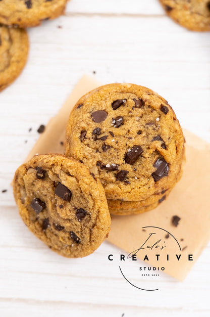 Brown Butter Salted Toffee Chocolate Chunk Cookies (Set 1)