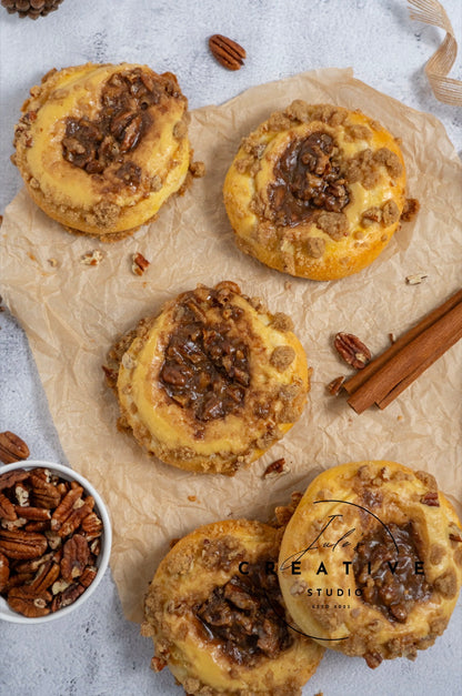 Pecan Pie Cream Cheese Brioche Buns (Set 1)