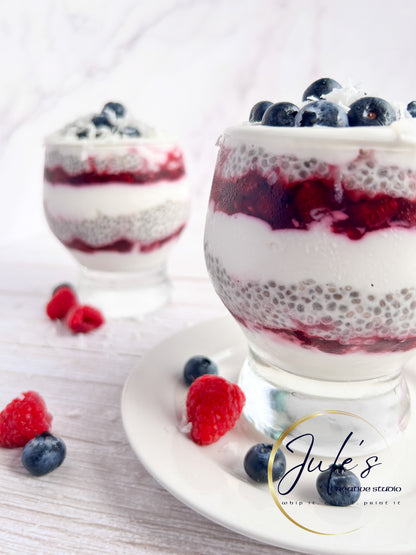 Patriotic Chia Yogurt Parfaits (Set 2)