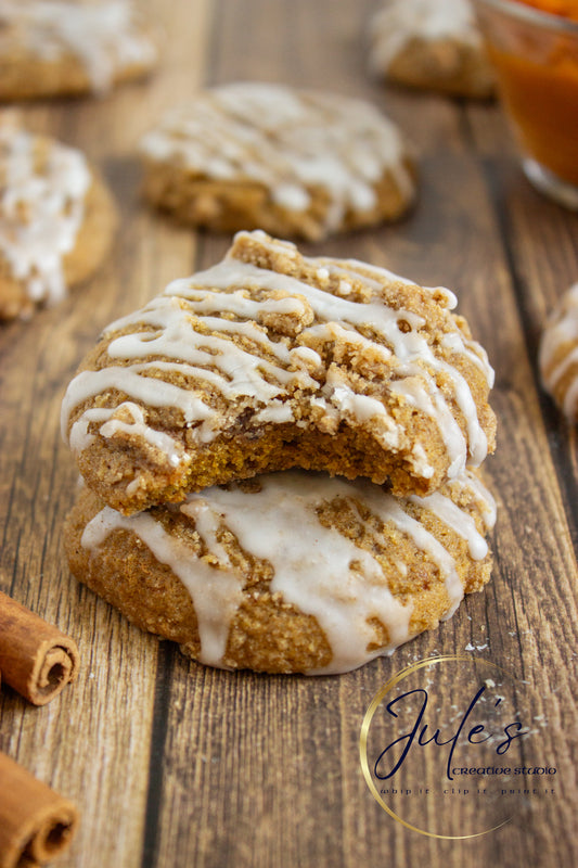 Pumpkin Latte Crumble Cookies (Set 4)