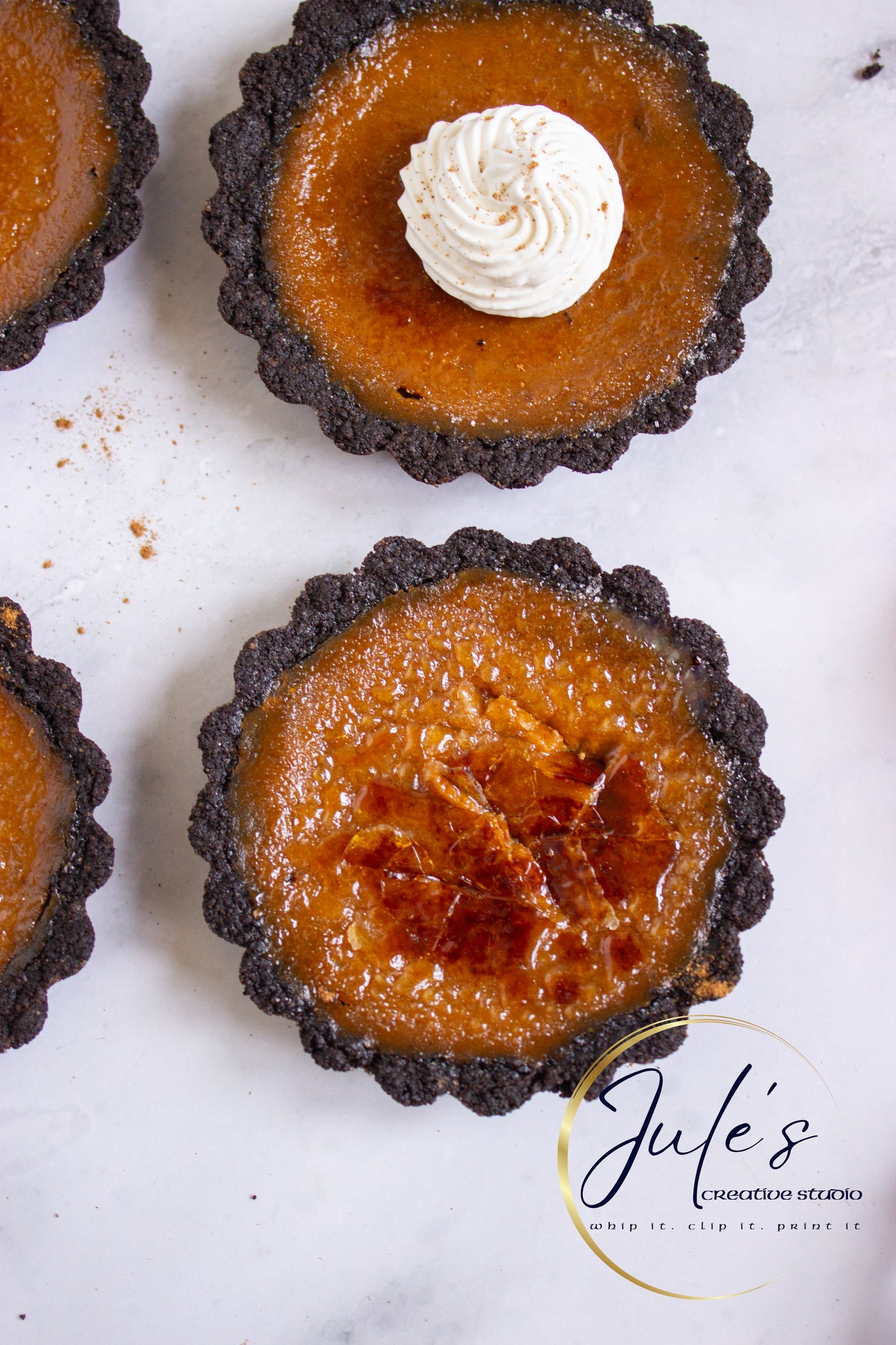 Pumpkin Brûlée Tarts (Set 1)