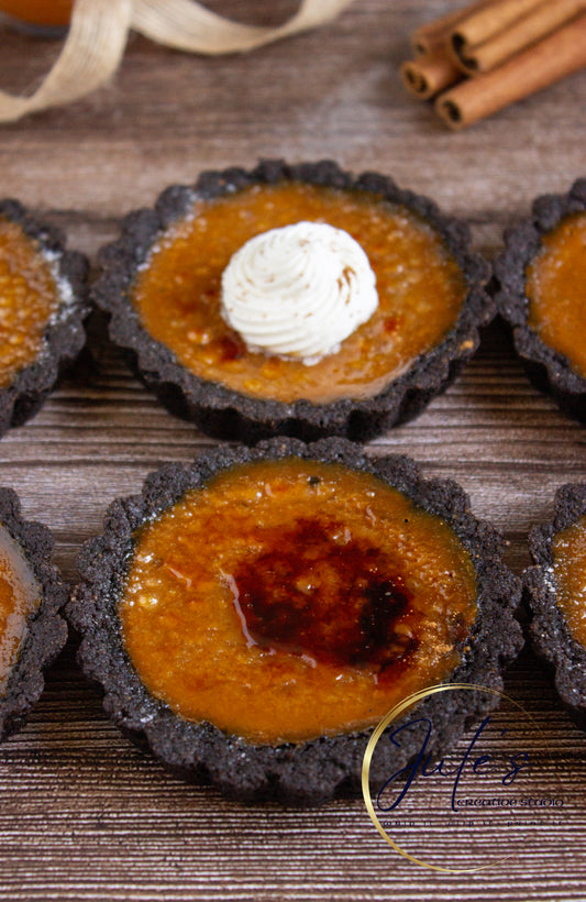 Pumpkin Brûlée Tarts (Set 4)