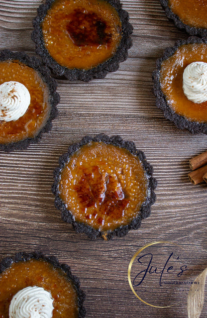 Pumpkin Brûlée Tarts (Set 4)