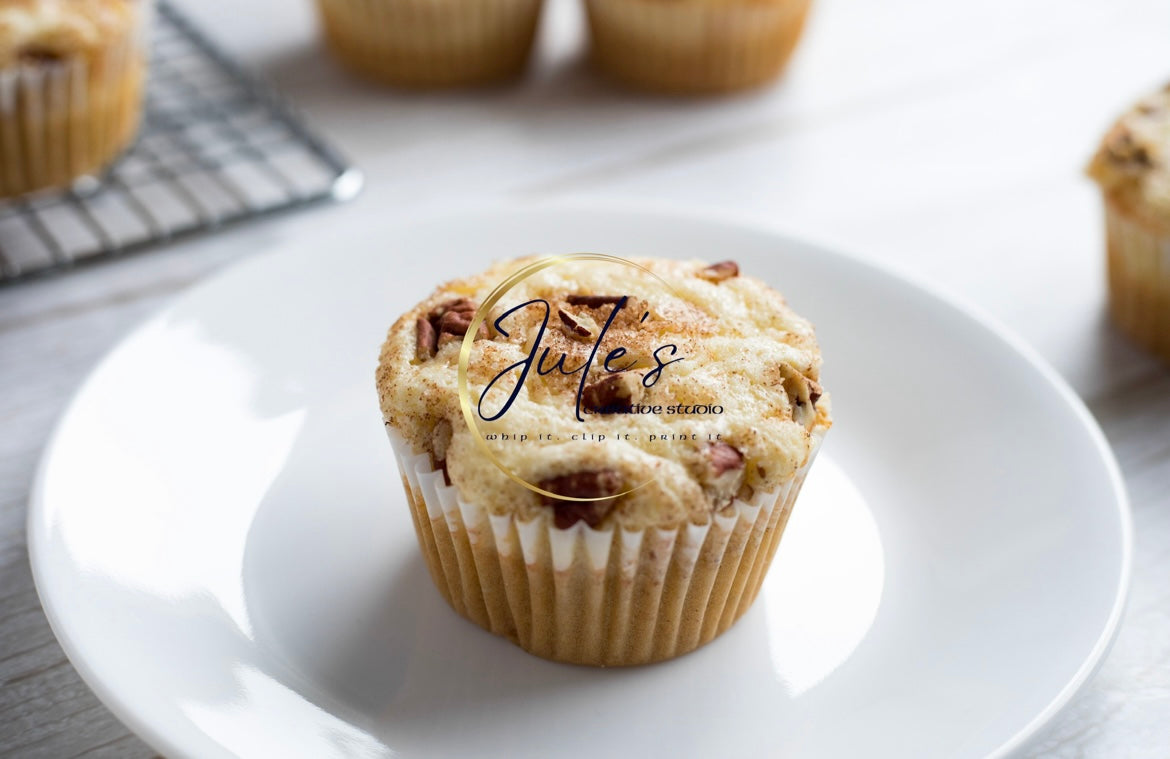 Cinnamon Pecan Cream Cheese Muffins