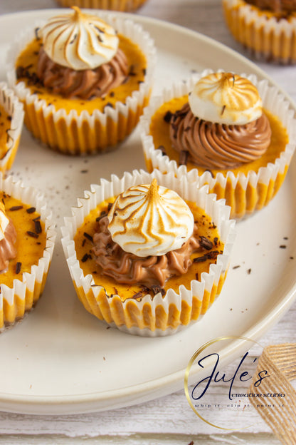 Pumpkin S’more Mini Cheesecakes (Set 3)