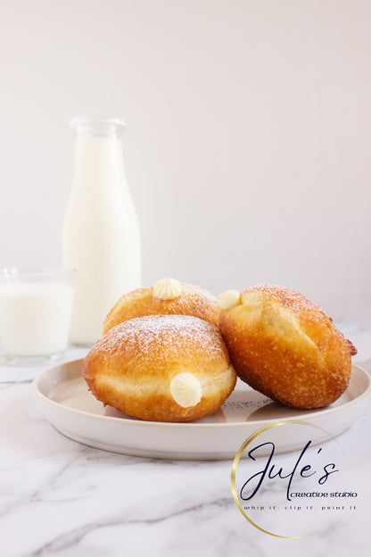 Custard filled Donuts (Exclusive recipe)