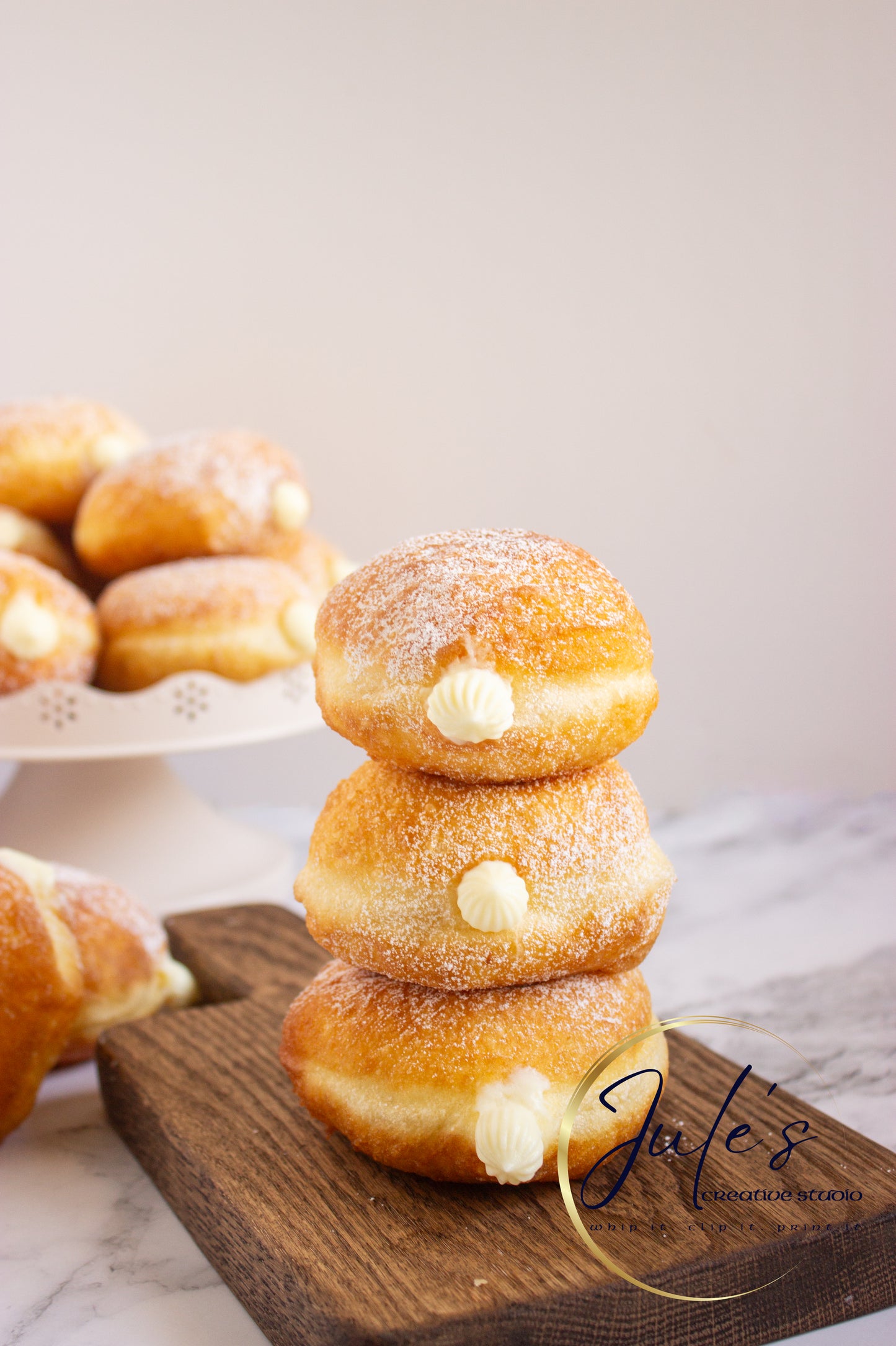 Custard filled Donuts (Exclusive recipe)