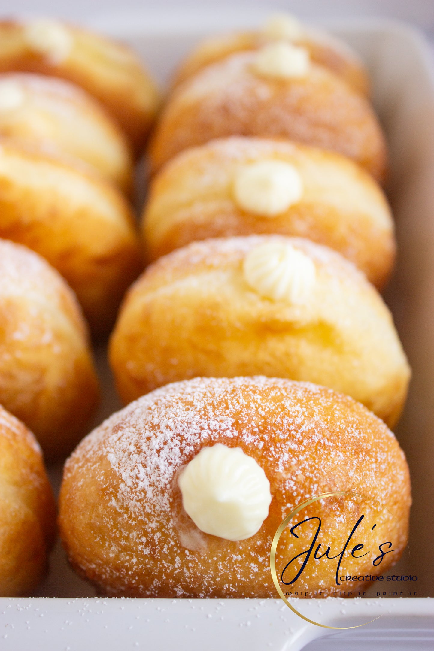 Custard filled Donuts (Exclusive recipe)